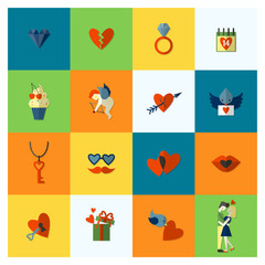 Happy Valentines Day Icons