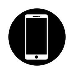 smartphone technology line icon vector illustration design