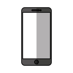 smartphone technology line icon vector illustration design