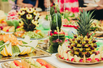 Catering Food Wedding Event Table 