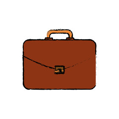 Business briefcase isolated icon vector illustration graphic design