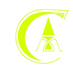 initial letter CA logo vector