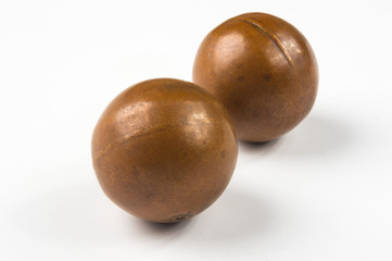 pair of copper Chinese balls Baoding
