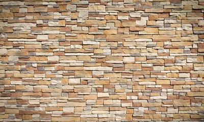 Photo sur Plexiglas Pierres Mur de pierres empilées