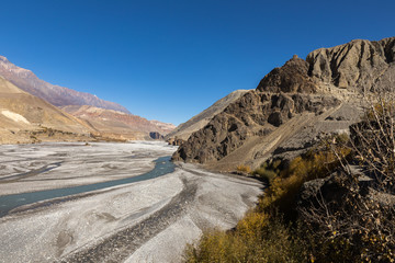 valley of Kali Gandaki river
