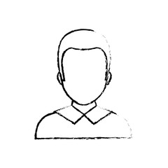 Businessman executive pictogram icon vector illustration graphic design