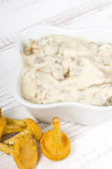 Chanterelle sauce