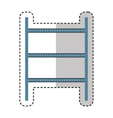 logistic shelf isolated icon vector illustration design