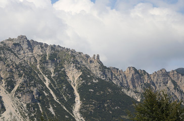 great landscape of italian mountains called Venetian Prealps