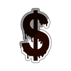 Cash symbol isolated icon vector illustration graphic design