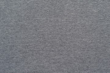 texture of knitted striped fabric gray color