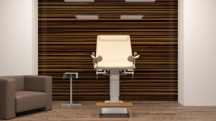 Training Center Gynecology. 3D rendering