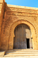 Entrance door  the the medina in Morocco Fes