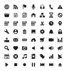 Universal interface and navigation icons
