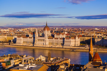 Fototapeta premium Parliament in Budapest Hungary