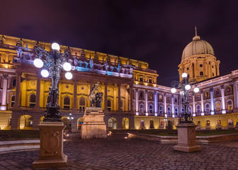 Royal palace in Budapest Hungary