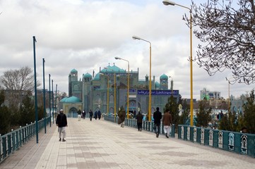 Blue Mosque in Mazar-e-Sharif