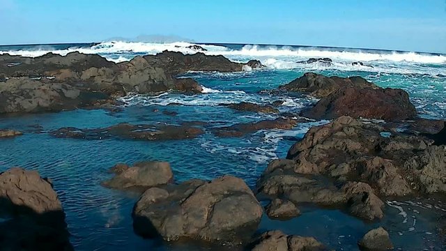 Teneriffa, Vulkangestein an der K&uuml;ste