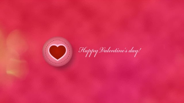 Greeting card for Valentine's day