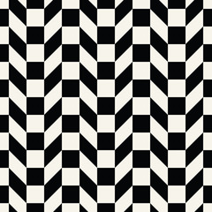 Abstract geometric black and white minimal graphic design print checkered pattern