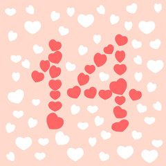 Valentine's day 14  background