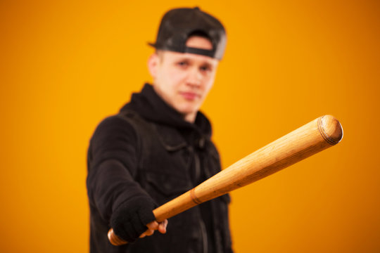 man with bat