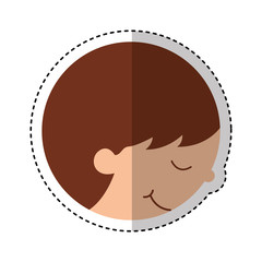 first communion boy character vector illustration design