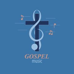Christian music logo
Musical logo, which symbolizes Evangelical music. For music studios that reach out to Christian music.
