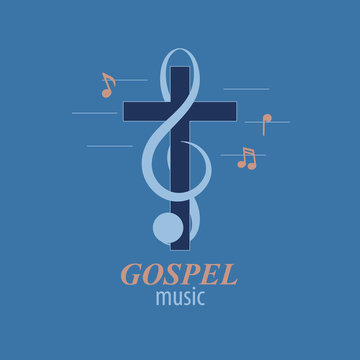 Christian music logo
Musical logo, which symbolizes Evangelical music. For music studios that reach out to Christian music.