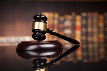 Courtroom, Law theme, mallet of the justice