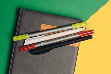  notebook, pen, , business