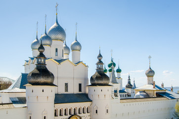 Assumption Cathedral in Kremlin of Rostov, Yaroslavl oblast, Russia.