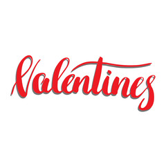 Valentines Day calligraphy lettering