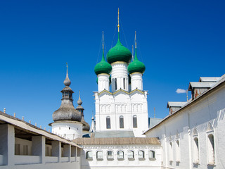 Fototapeta na wymiar Church of St. John the Evangelist in the Rostov Kremlin