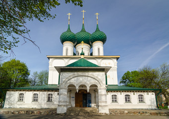 Fototapeta na wymiar Fyodorovskaya Church is a russian orthodox church