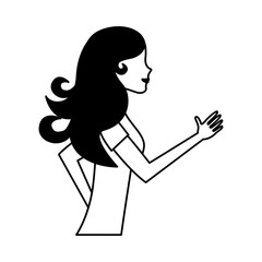 businessperson running avatar icon vector illustration design