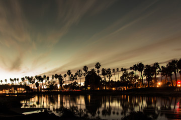 Naklejka premium Santa Barbara Sunset 