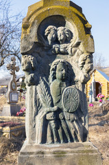 Monuments around the church