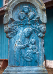 Monuments around the church