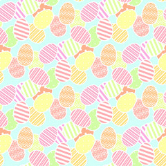 Easter eggs pattern