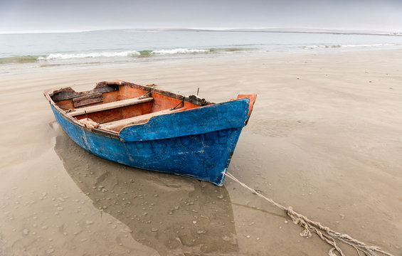Fishing boat, Paternoster beach, Western Cape