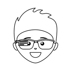 smartglass gadget isolated icon vector illustration design