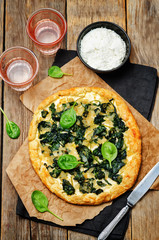 Spinach Ricotta Galette