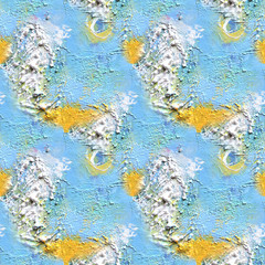 Abstract artistic pattern with short hand drawn strokes. Seamless texture in impressionism style for web, print, fabric, textile, website, wraps