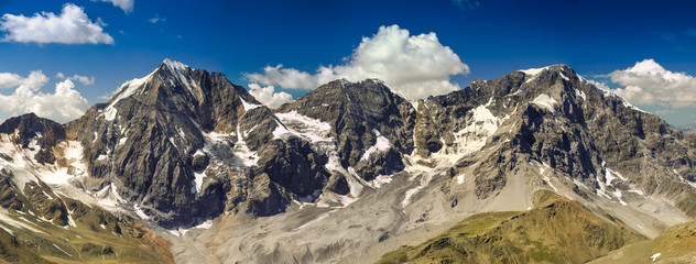 Südtiroler Dreigestirn: Ortler, Königspitze, Monte Zebru