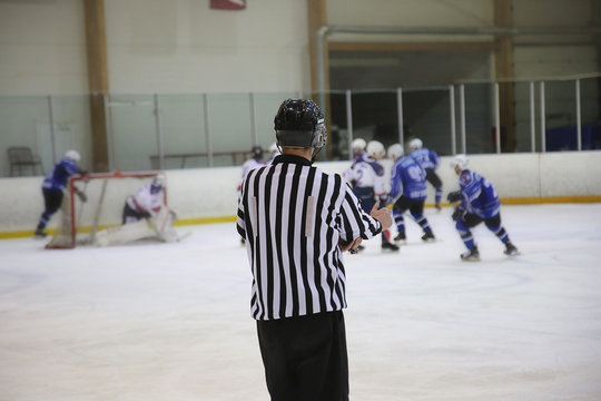 hockey referee control