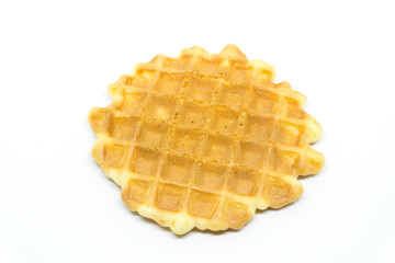 waffles isolated on white background