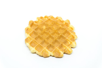 waffles isolated on white background