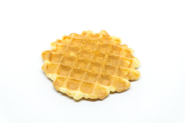 waffles isolated on white background