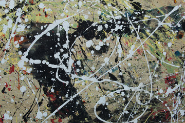 abstract painted on wood background.